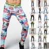 Mens Running Camo Compression Leggings Base Layer Fitness Jogging Trousers Tights Sport Training Gym Wear Pants