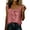 Pink, variant on Kilaqueen Womens Bow Tie Front Tank Tops Summer Dressy Solid Color Square Neck Sleeveless Tunic Blouses Lightweight Loose Fit Casual Going Out Cami Gauze Shirts