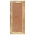 thumbnail image 2 of vidaXL Decorative Mirror Wall Mirror Bathroom Hallway Mirror Solid Mango Wood, 2 of 8