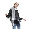 thumbnail image 2 of Zhengup Autumn/Winter Selling an And American Style Colored Striped Fringe Scarves Fashion Versatile One Piece For Shipping, 2 of 9