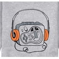 thumbnail image 3 of Instant Message - Cassette Player - Vintage - 90S - Retro - Mens - Crew Fleece, 3 of 6