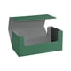 thumbnail image 3 of Estuche para mazos de cartas, cajas para tarjetas deportivas, colección, con tapa, caja de almacenamiento para recolección de tarjetas, organizador de Verde, 3 of 9