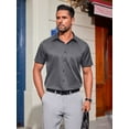 thumbnail image 7 of sogami Men's Short Sleeve Business Shirts Summer Dress Shirts Regular Fit, 7 of 7