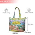 thumbnail image 4 of Pioneer Flower Floral Print Pattern Travel Tote Bags for Women Carry On,Large Weekender Bags for Women Travel,Multi Functional Duffle Bag for Work,Shopping,Sports, 4 of 5