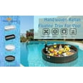 thumbnail image 7 of Glory Patio Large Round Serving Tray for Pool Floats, Sandbars, Spas, Parties, 7 of 7