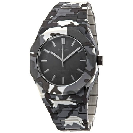 D1 Milano Polycarbon Black Dial Grey Camo Men's Watch PCBJ09
