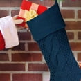 thumbnail image 2 of 18.11 Inch Christmas Stockings Cable Knit Stocking Large Size Christmas Decorations for Fireplace Xmas Tree Holiday Family Friends Gift Exchange Party, 2 of 4