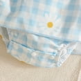 thumbnail image 4 of Duqingm Baby Girl Clothes 3 6 9 12 18 Months Newborn Ruffle Floral Onesie Romper Daisy Overalls Jumpsuit Summer Outfit(Sky Blue,12-18 Months), 4 of 6