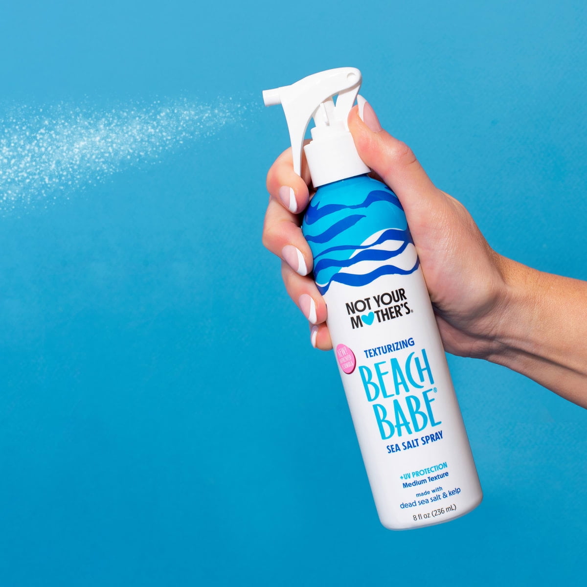 Not Your Mother's Beach Babe Texturizing Sea Salt Spray with UV Protection, Tropical Vanilla Coconut, 8 fl oz