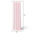thumbnail image 6 of Mainstays Kids Pink Dotted Light Filtering Tie Top Single Curtain Panel, 38" W x 84" L, 6 of 8
