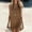 Brown, variant on Rvasteizo Women Linen Thin Strap V Neck Ruffle Hem Loose Casual Summer Cami Dress
