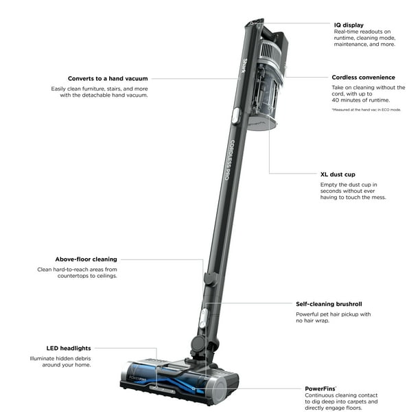 Shark cordless stick vacuum common problems and solutions chart