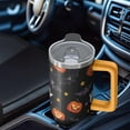 thumbnail image 5 of 30oz Halloween Tumbler with Handle, Cute Ghost | Print | Halloween Gifts for Women & Men | with Lids and Straws | Stainless Steel Insulated | Water Bottle Travel Mug, 5 of 5