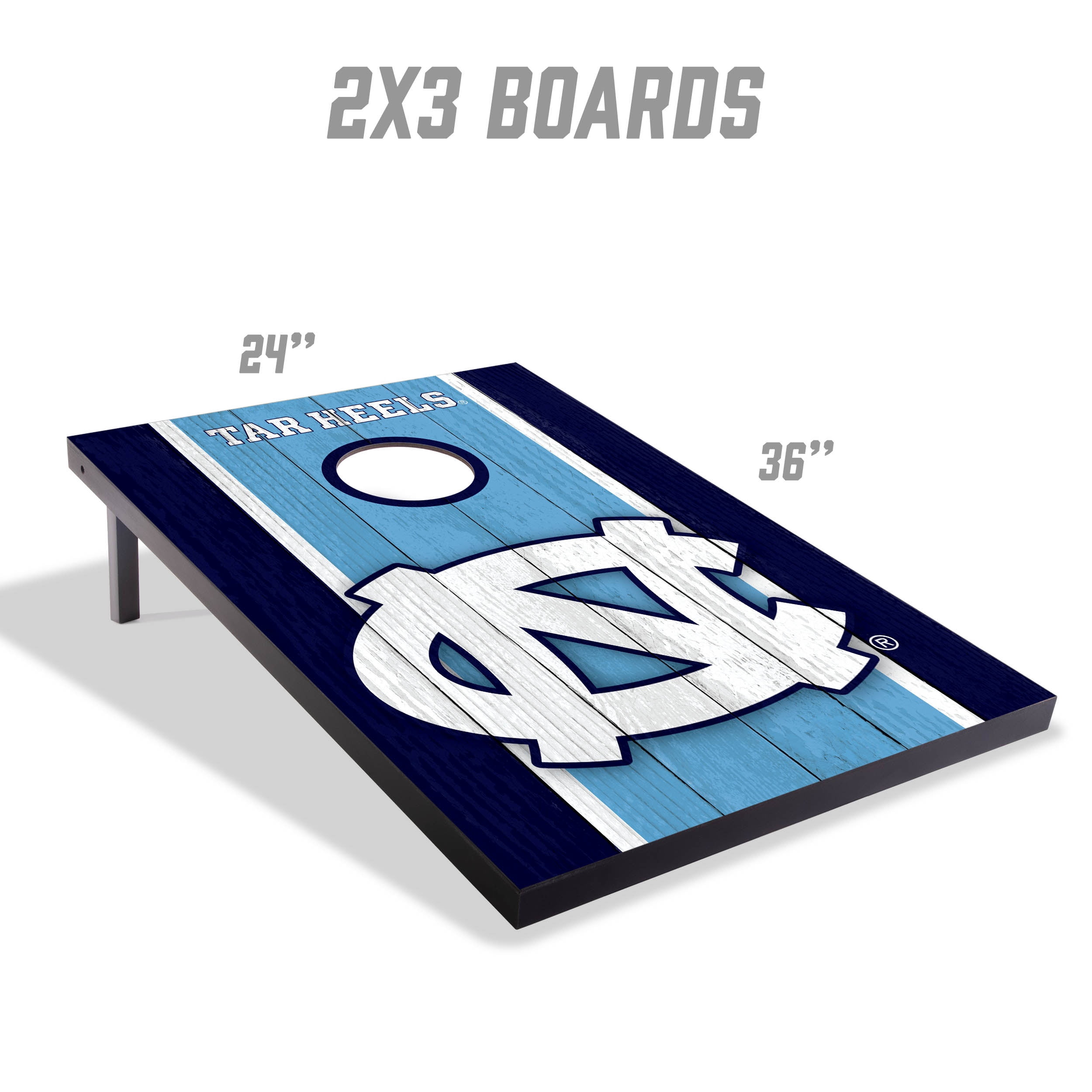 North Carolina Tar Heels 2x3 MDF Cornhole Game Set