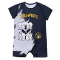 thumbnail image 2 of Newborn Outerstuff  Navy Milwaukee Brewers Baby Mascot Bodysuit, 2 of 3