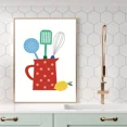 thumbnail image 4 of Cuadros de frutas de cocina en la pared, impresiones de carteles de especias, verduras, cereales, pinturas en lienzo para comedor, restaurante, decoración del hogar, 4 of 5