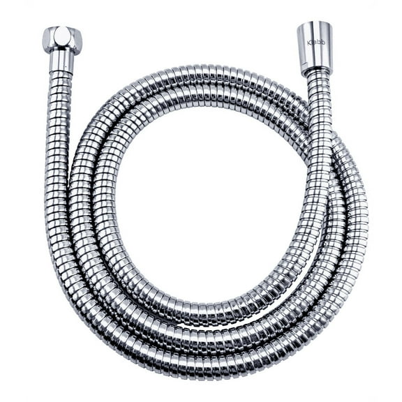 Klabb Shower Hose, 59 Inches Extra Long Chrome Handheld Shower Head Hose With Brass insert and nut