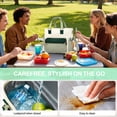 thumbnail image 5 of Gynky Insulated Lunch Bag Box Women, Wide Opening Adult Lunch Box Women, Large Leakproof Cooler Bag, Lunch Teacher Tote Bag for Work Picnic Beach Family College, 5 of 9