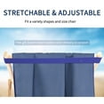 thumbnail image 5 of PiccoCasa Microfiber Quick Dry Sand Free Beach Travel Towel 30"x60" Navy Blue, 5 of 7
