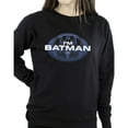 thumbnail image 3 of DC Comics Womens The Flash I'm Batman Sweatshirt, 3 of 4