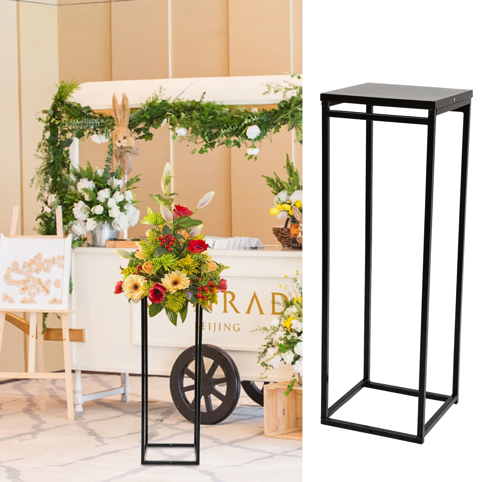 Anqidi Large Poster Stand Metal Wedding Decor Welcome Sign Rack
