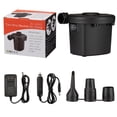 thumbnail image 1 of Bomba de Aire Eléctrica Portátil para Inflables Inflador y Desinflador Rápido con 3 Boquillas S M L Cable Extragrande Ideal para Camping Colchones Barcas y Muebles Hinchables 110-120V, 1 of 6