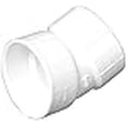 thumbnail image 2 of Schedule 40 DWV Coude en PVC, 22-1/2 Degrés, 3-en. -PVC 00324 1000HA, 2 of 2