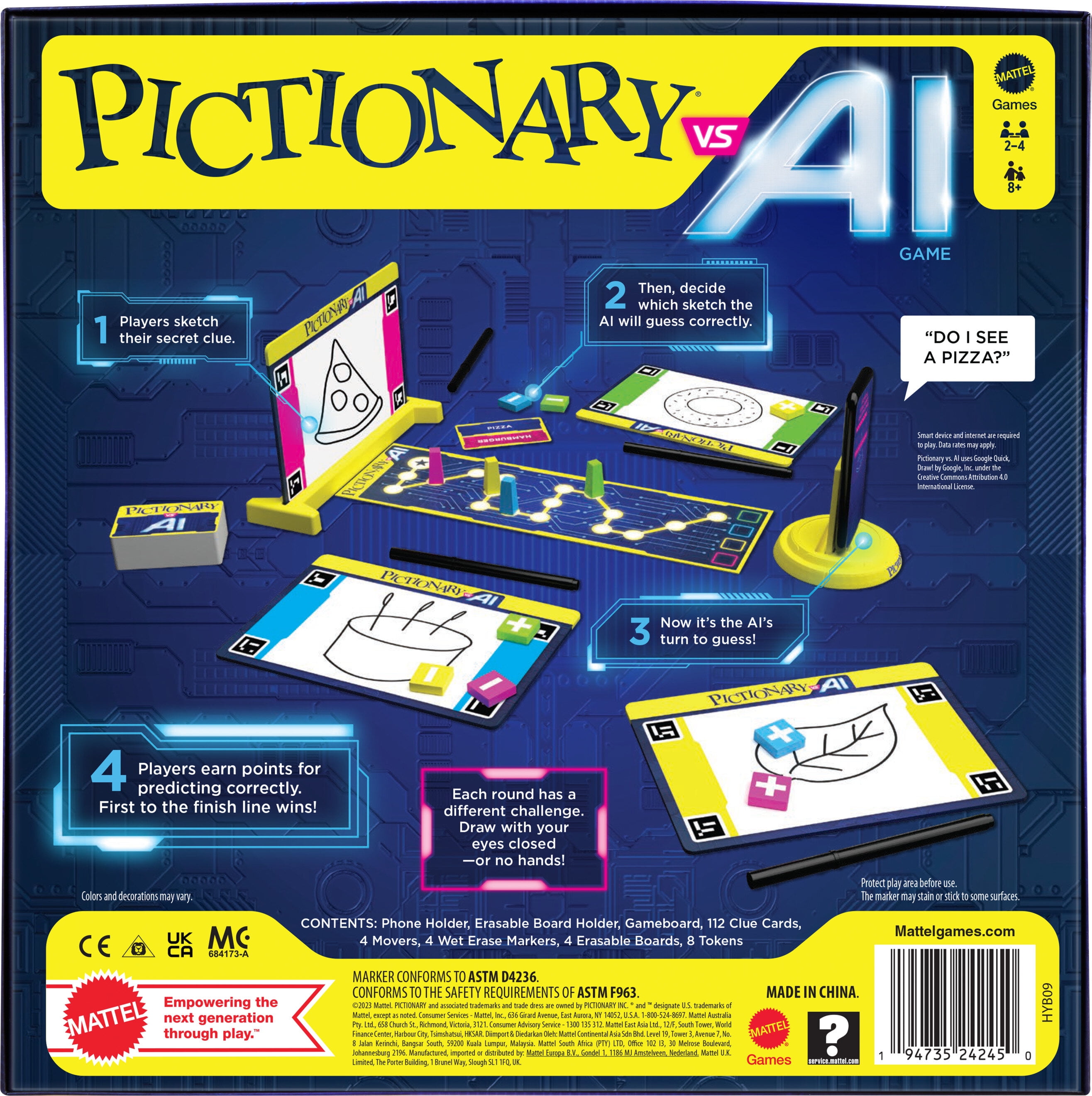 Pictionary Vs. Ai Board Game : Target