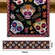 thumbnail image 2 of Mantel de lino con diseño de calavera de azúcar mexicana para el hogar, la cocina y el comedor (13 x 72 pulgadas), 2 of 5