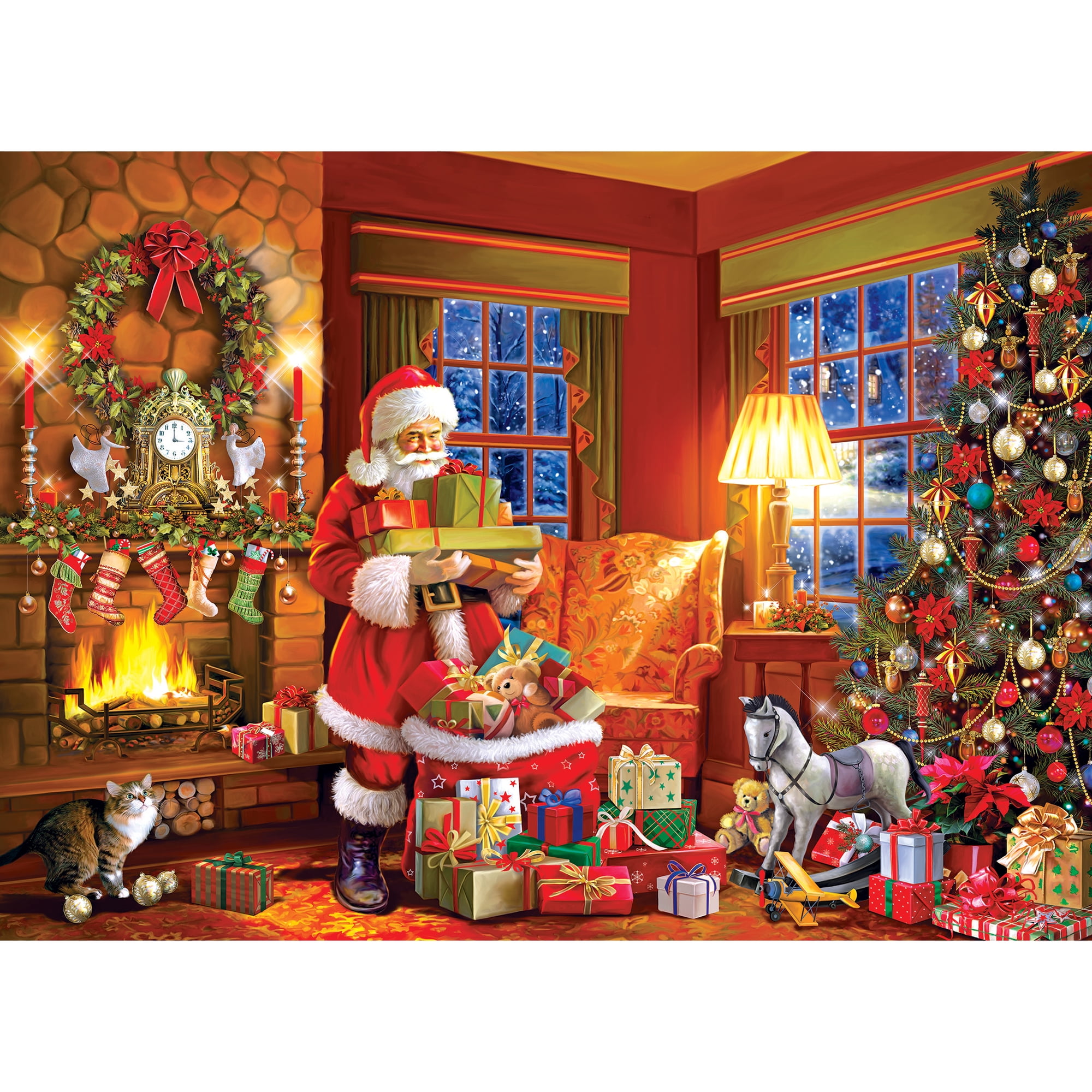 Cra-Z-Art Kodak 1000 Piece Christmas Eve Delivery Interlocking Jigsaw Puzzle