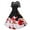 A, variant on Abcnature Women's 50s 60s Vintage Short Sleeves V-Neck Cocktail Swing Dress,Retro Tea Dress,Christmas Evening Party Swing Dress,Party Cocktail Dress for Women,Plus Size Princess Dress S