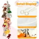 thumbnail image 3 of Hamaca con forma de esquina para guardar animales de peluche, con clips, 3 of 6
