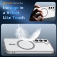 thumbnail image 4 of Funda Hensinple para Galaxy S22 de 6.1 pulgadas, MagSafe, a prueba de golpes, gris, 4 of 8
