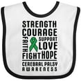 thumbnail image 3 of Inktastic Cerebral Palsy Awareness Strength Support and Courage Boys or Girls Baby Bib, 3 of 4