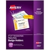 Avery Heavy Duty Badge Holders with Cords, 3" x 4" (2922)