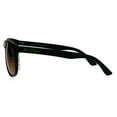 thumbnail image 3 of Kush Mens Reflective Mirror Lens Rectangular Horned Sunglasses Purple Green, 3 of 4
