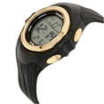 thumbnail image 4 of Women's Digital Mid-Size Black/Gold-Tone Watch, Resin Strap, 4 of 5