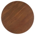 thumbnail image 4 of Safavieh Couture Raybelina Contemporary Wood Round End Table, Walnut, 4 of 9
