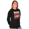 thumbnail image 3 of Maximum Laziness Achieved Funny Lazy Long Sleeve TShirt Men Women Brisco Brands X, 3 of 6