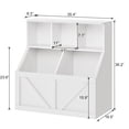 thumbnail image 2 of Toy Storage Organizer for Kids, Toy Storage Cabinet with Toy Shelf, Boys Girls Toddler Bookshelf Toy Organizer, Kids Bookshelf and Toy Storage for Playroom, Bedroom, Nursery, Classroom, Daycare, 2 of 9