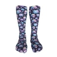 thumbnail image 5 of Pofeuu flower Skull in starry sky Print Stockings, Adult Running Hiking Socks for Youth and Adult-One Size, 5 of 8