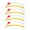 Yellow, variant on 3D Sports Letter Car Tire Sidewall Stickers Universal Auto Wheel Rim Decals, Waterproof Wear Resistant Rubber Tyre Decor Stickers,for SUV Truck Off Road Vehicle