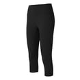 thumbnail image 4 of hlysgo Leggings Yoga Pant for Women No Front Seam Capri High Elastic Waist Trousers Workout Gym Pant Black,XL, 4 of 5