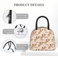 thumbnail image 5 of Ratiio Howdy Cowgirl Print Insulated Lunch Bag Women Reusable Lunch Box with Pocket for Work Picnic Travel, 5 of 6