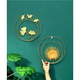 thumbnail image 2 of NAMZI Metal Wall Art Decor for Living Room, Home Decor Living Room Wall Decor, Silhouette Wall Art(Golden), 2 of 5