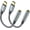 Gray, variant on 2-Pack USB-C to 3.5mm Headphone Jack Adapter, Hi-Fi DAC Aux Audio Dongle for iPhone 16/15, Samsung Galaxy, Google Pixel and Type-C Devices