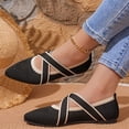 thumbnail image 6 of Domuza Mary Jane Shoes for Women Slip on Dressy Ballerina Flats Shoes for Women New Soft Non-Slip Shoes for Formal School Walking Black 8（EU-40）, 6 of 7