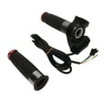 thumbnail image 2 of Bike Throttle Grip Handlebar, Double Circle E Bike Throttle Grip Power Display 4 Lights SM Interface  For Electric Bikes, 2 of 8
