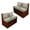 Boho Paw Print, variant on Chririnla RV Dinette Cushion Covers Retro American Flag Camper Car Bench Cover 2 Pack RV Seat Covers Dinette Booth Cushions Includes 1 Bench Cover & 1 Backrest Cover