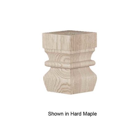 Cherry Bun Foot - Brown Wood Kensington Bun Foot Unfinished Cherry 01703510CH1